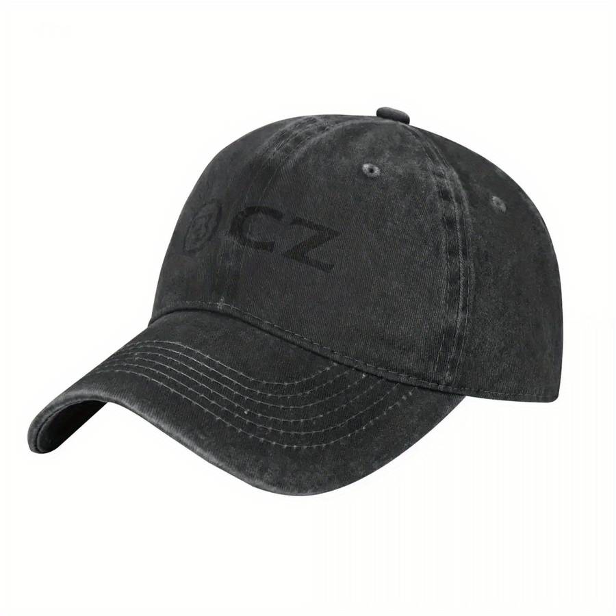 Vintage Ceska Zbrojovka Cz Firearms Baseball Cap Unstructured Cotton Hat With Adjustable Buckl