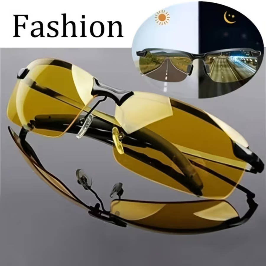 Suitable For Day And Night Fashion Glasses - Durable PC Frame And Lenses