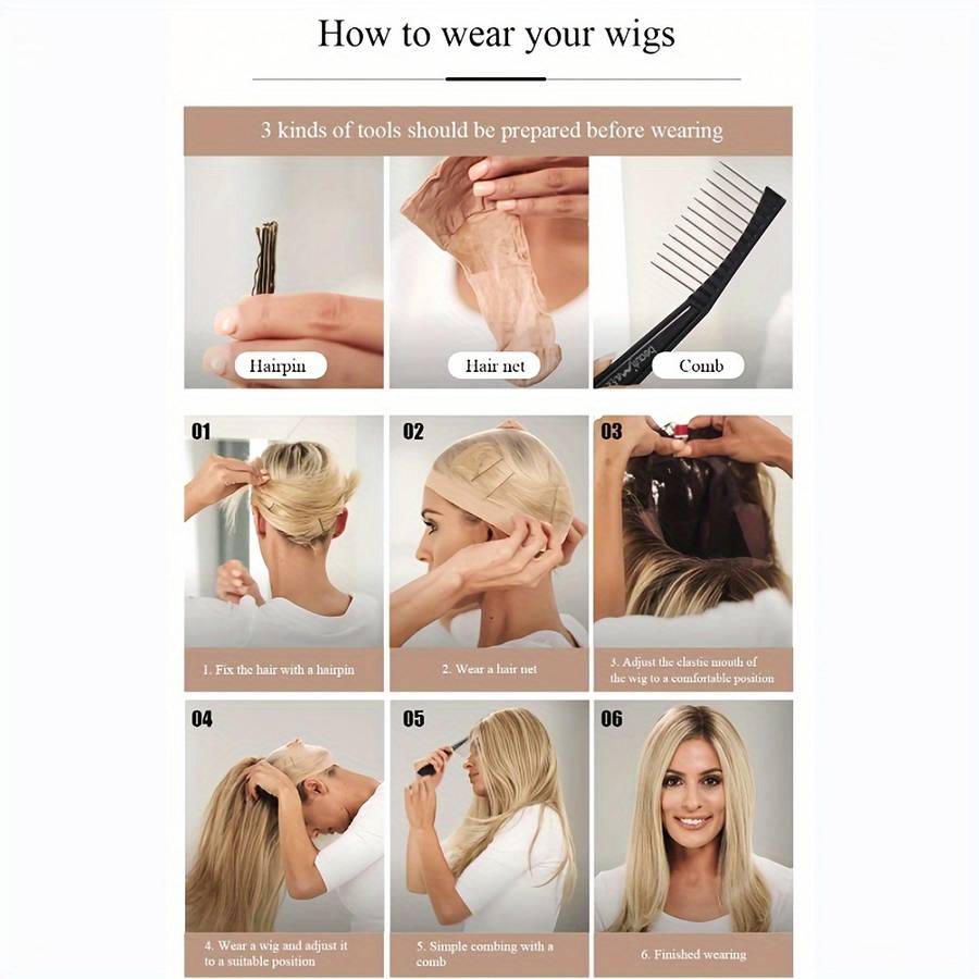 1Pc Black 50.8cm Fashion Design Wig