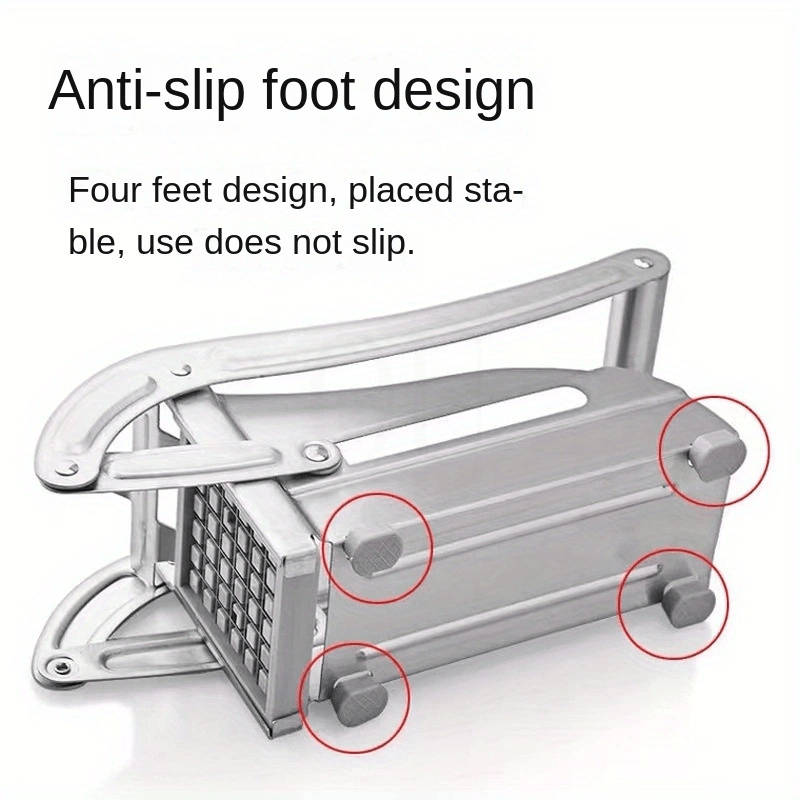 1pc Stainless Steel Fruit Knife Vegetable Knife French Fry Knife Potato Slicer Vegetable Choppe