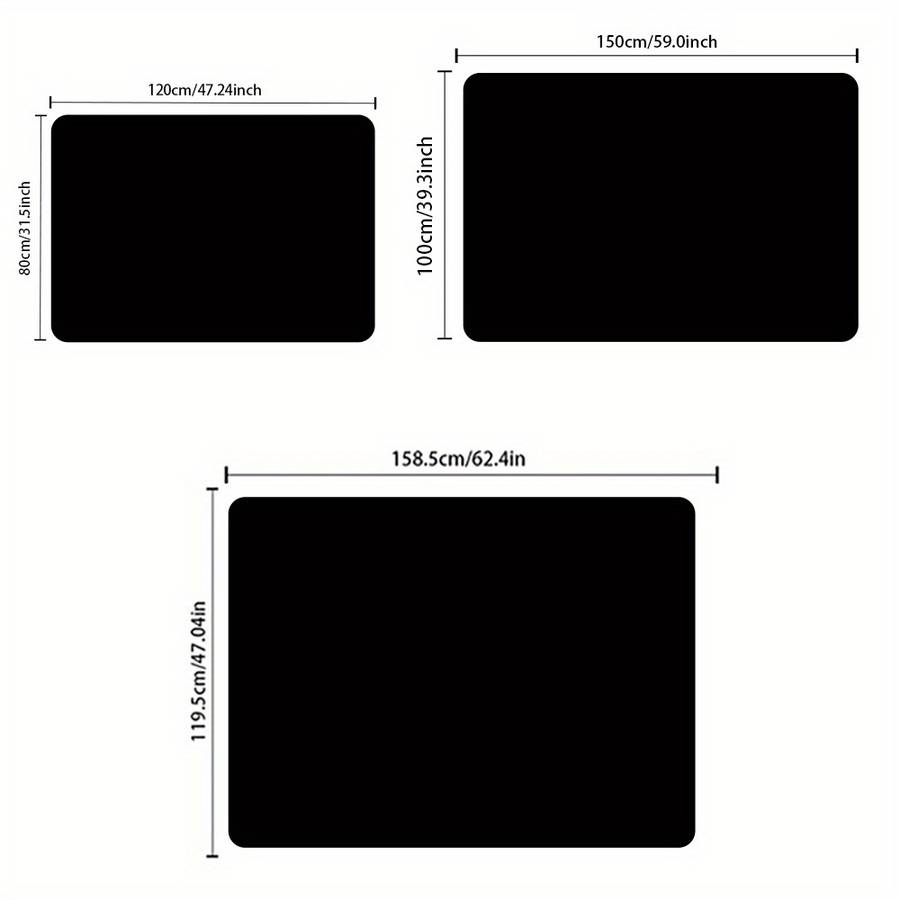 1Pc 120x160cm 47.24x62.99inch Floor Mat