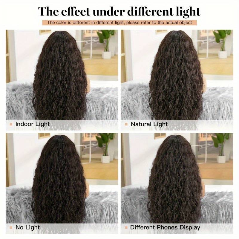 1Pc Black 71.12cm Fashion Design Wig