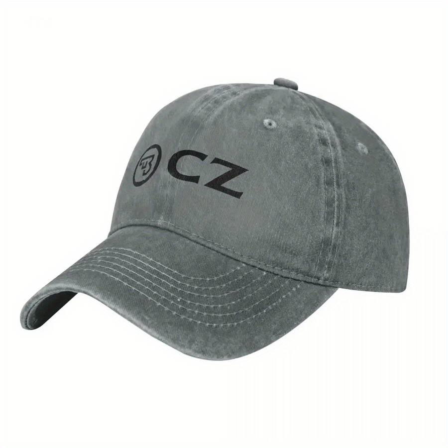 1pc Vintage Ceska Zbrojovka CZ Firearms Baseball Cap Unstructured Cotton Hat with Adjustable Buckl