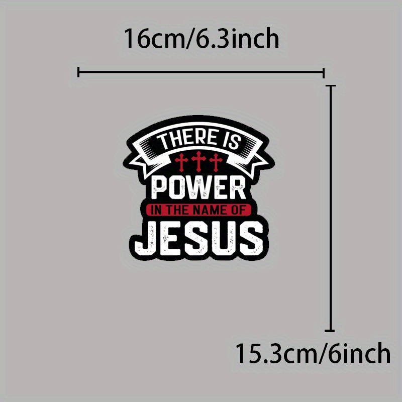 1pc  Jesus Christian Themed Stickers