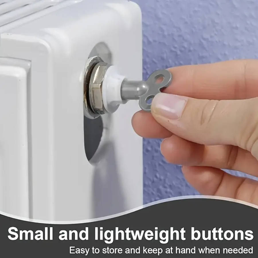 3pcs Cooling System Bleed Key Set Zinc Alloy Air Valve Key Cooling System Bleed Key