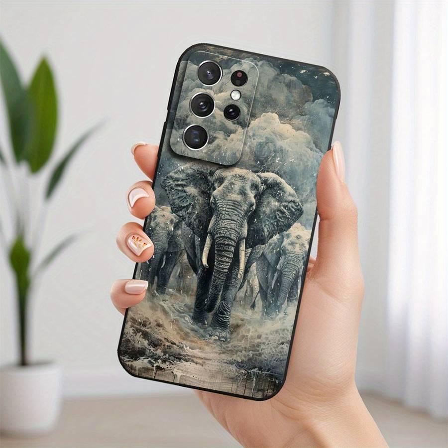 1pc Black For Samsung Galaxy A55 5G Phone Cases