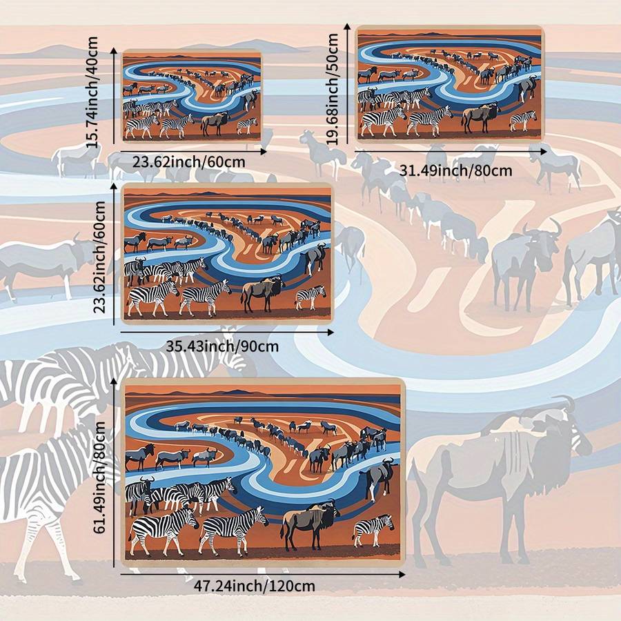 1Pc 31.50x47.24inch 80x120cm Floor Mat