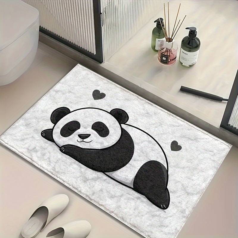 1Pc 19.69x31.5inch 50x80cm Panda Floor Mat