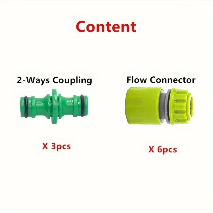 9Pcs Set Garden Hose Connectors