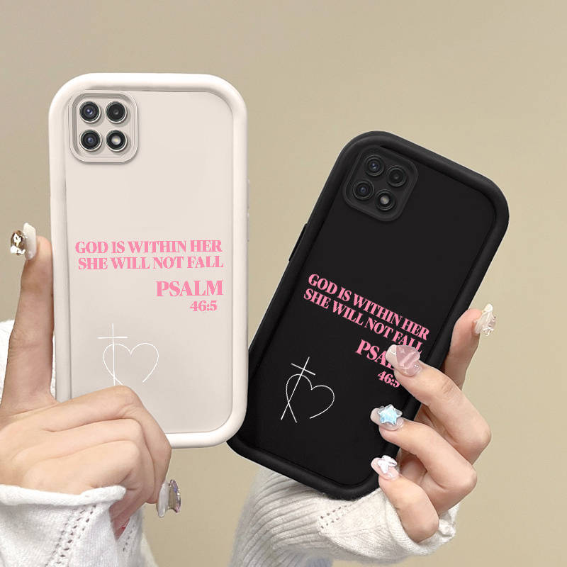 1pc White For Samsung Galaxy A03 Phone Cases