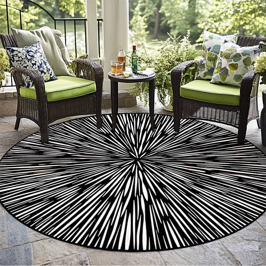 1Pc Diameter 100cm 39.37inch Floor Mat