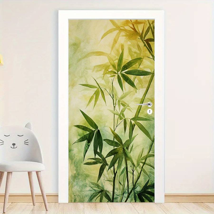 1Pc 95.0x209.8cm Door Window Sticker