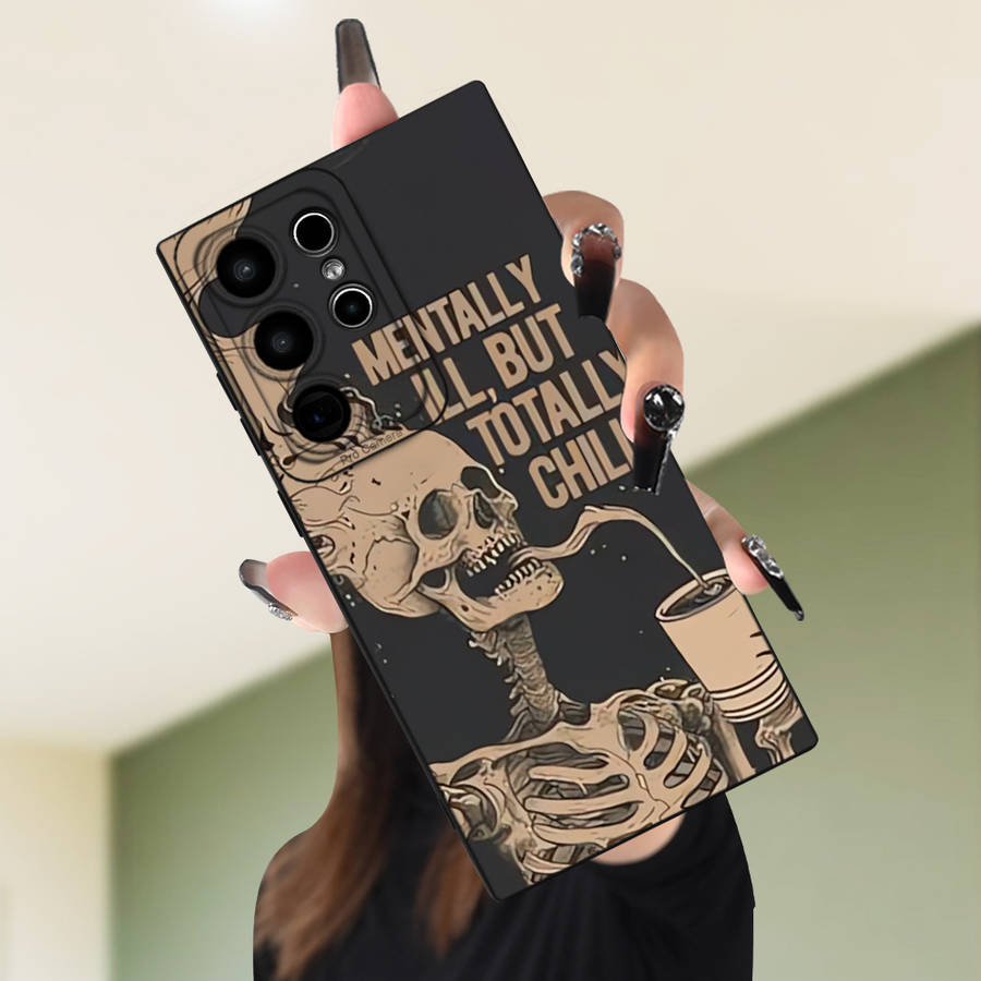 1pc Black For Samsung Galaxy S25 Ultra Phone Cases