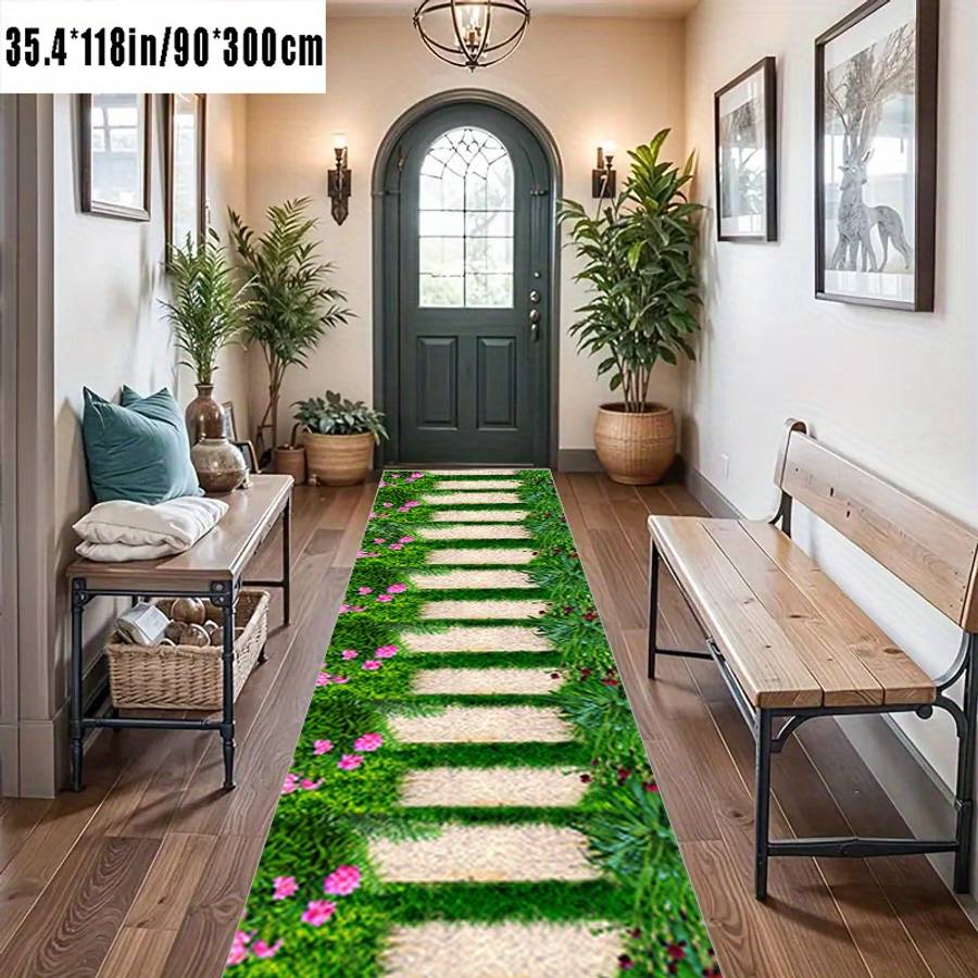 1Pc 23x118inch 60x300cm Floor Mat