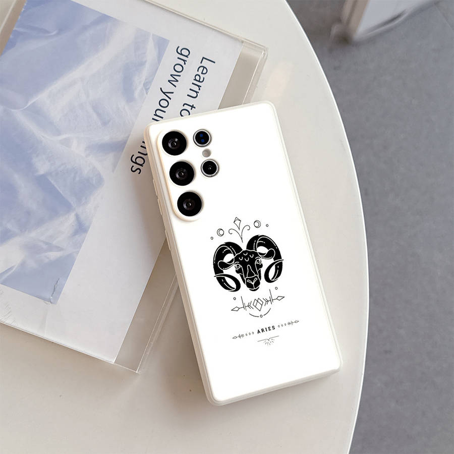 1pc White For Samsung Galaxy S25 Plus Phone Cases