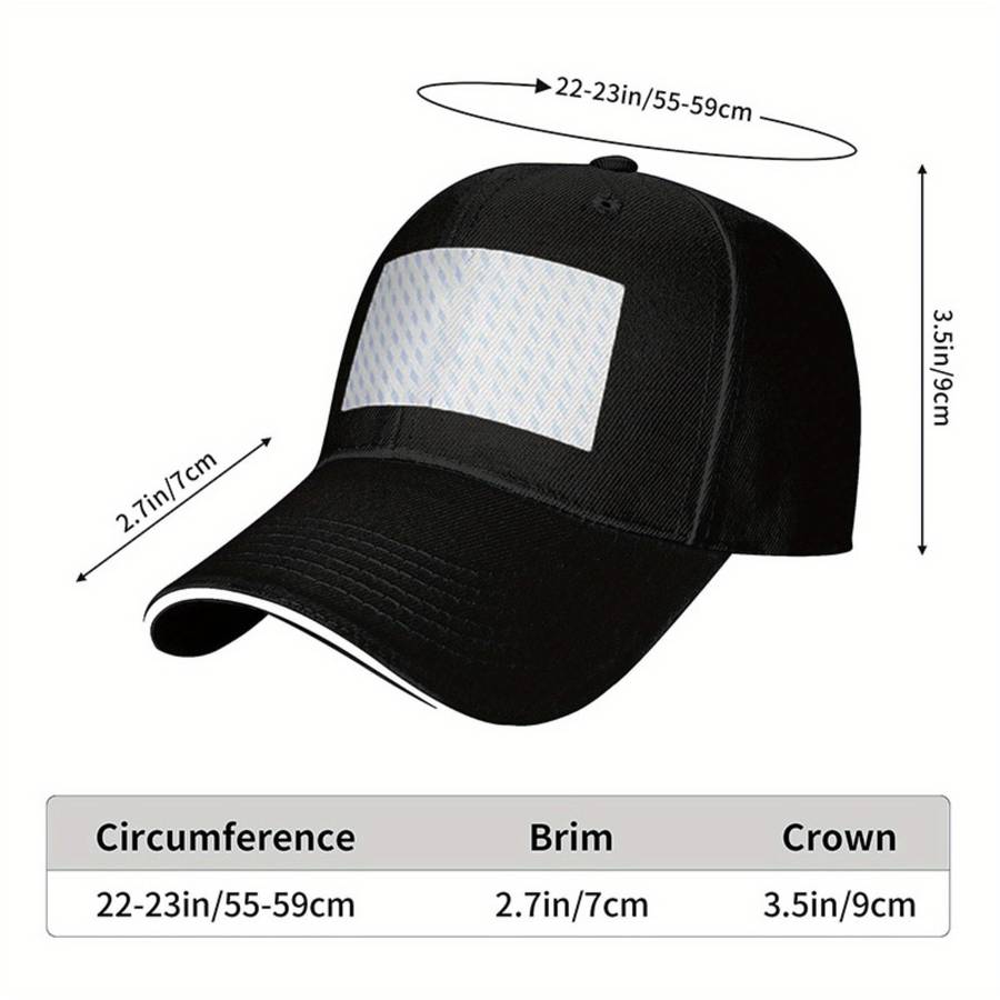 1pc Adjustable Sports Cap Black with "CZ" Logo Stylish and Comfortable Headwear for Running