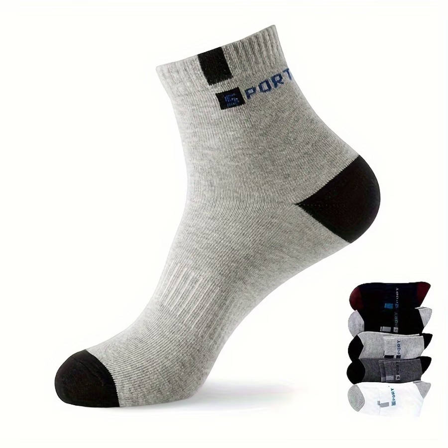 5 Pairs Of Breathable Socks For Men And Women