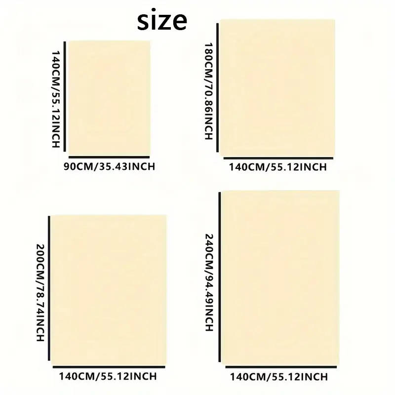 1 European Rectangular Washable Tablecloth 140×240cm