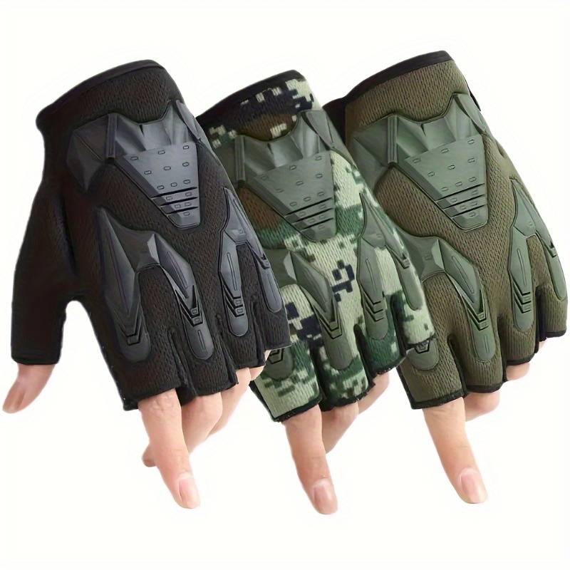 1 Pair Black One Size Outdoor Sports Gloves
