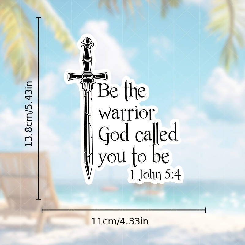 1pc 13.79x11.0cm Jesus Christian Themed Stickers