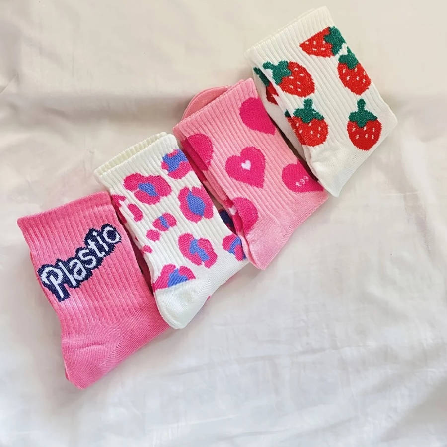 Sock 5 Pairs Of Mixed Colors One Size