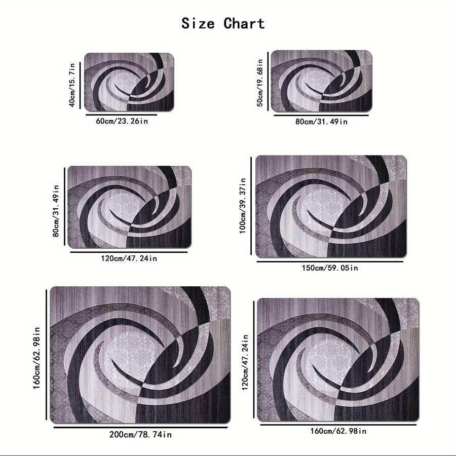 1Pc 50x80cm 19.68x31.49inch Floor Mat