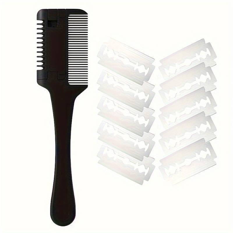 1pc Black Size 1 Comb Add 10 BladesPet Comb