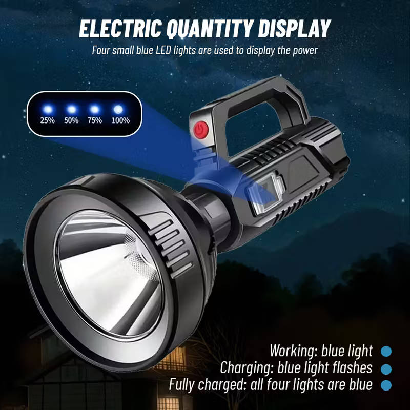 Multifunctional High Power Rechargeable LED Pistol Light