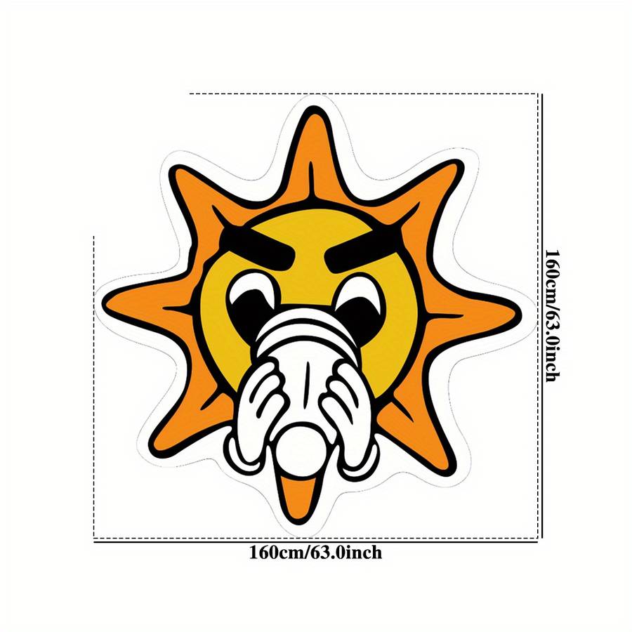 1Pc 60x60cm Floor Mat