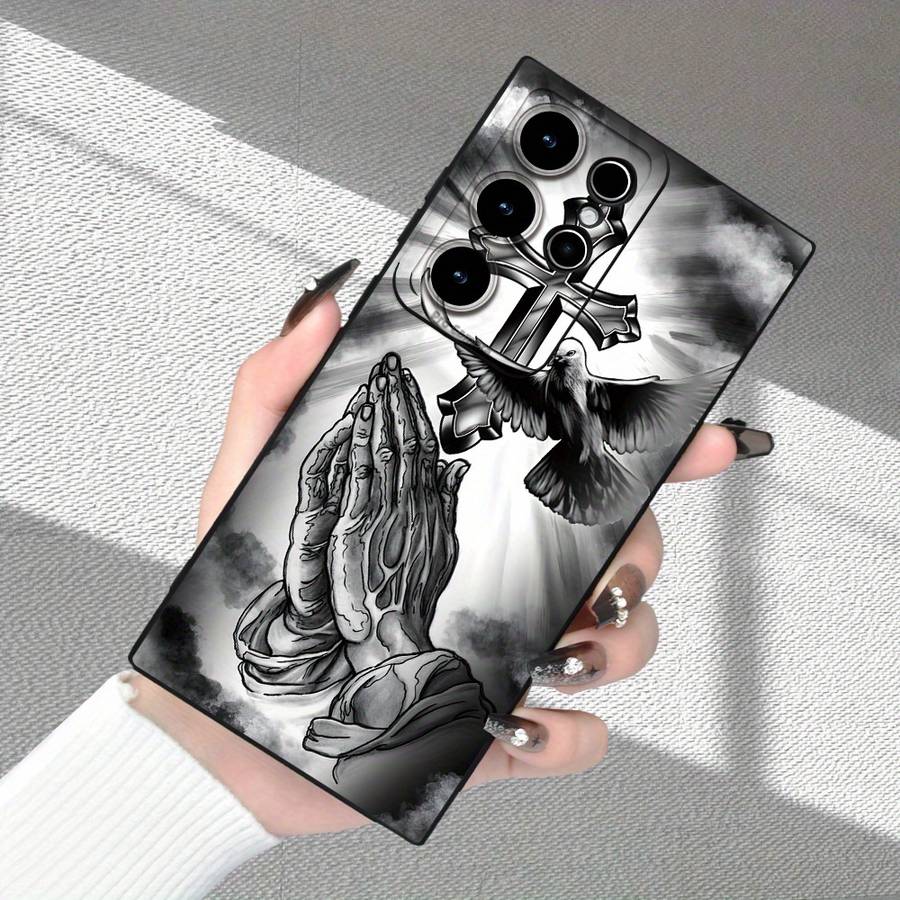 1pc Black For Samsung Galaxy A52 Phone Cases