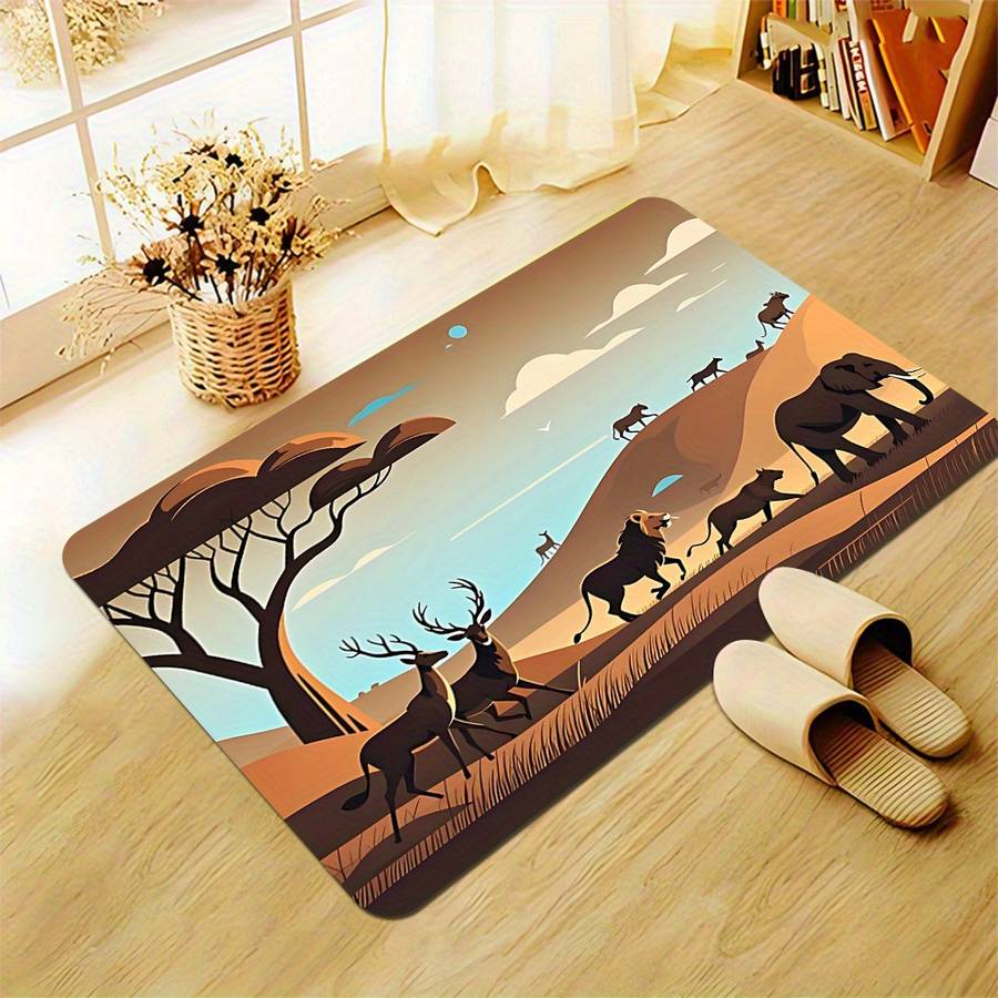 1Pc 23.62x35.43inch 60x90cm Floor Mat