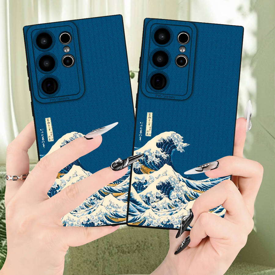 1pc Black For Samsung Galaxy S24 Ultra Phone Cases