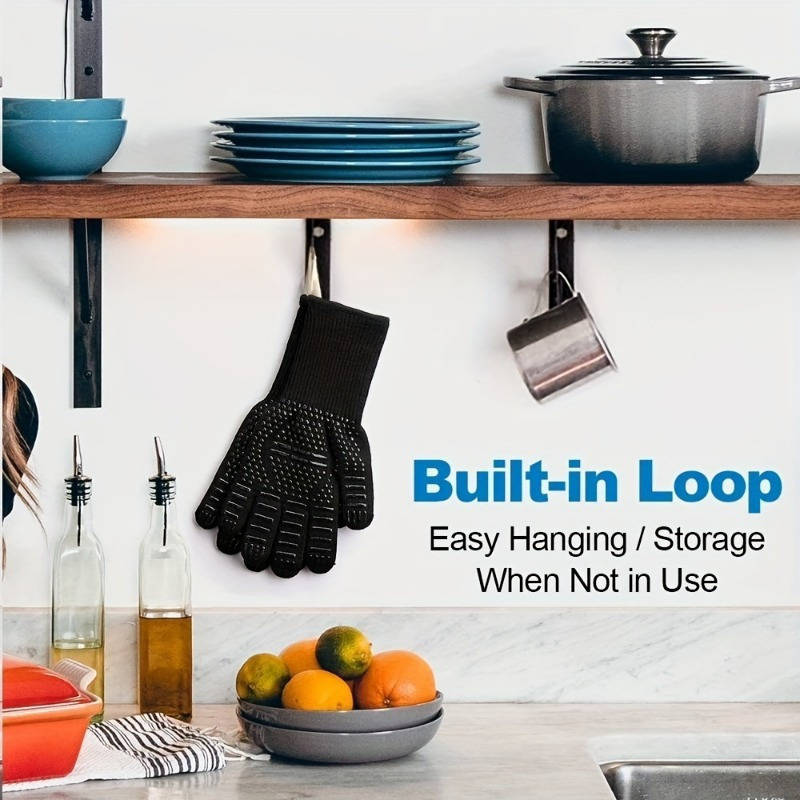 Non-Slip Strong Durable. RV Kitchen Home Kitchenware Accessories Non-Slip Grill Gloves for