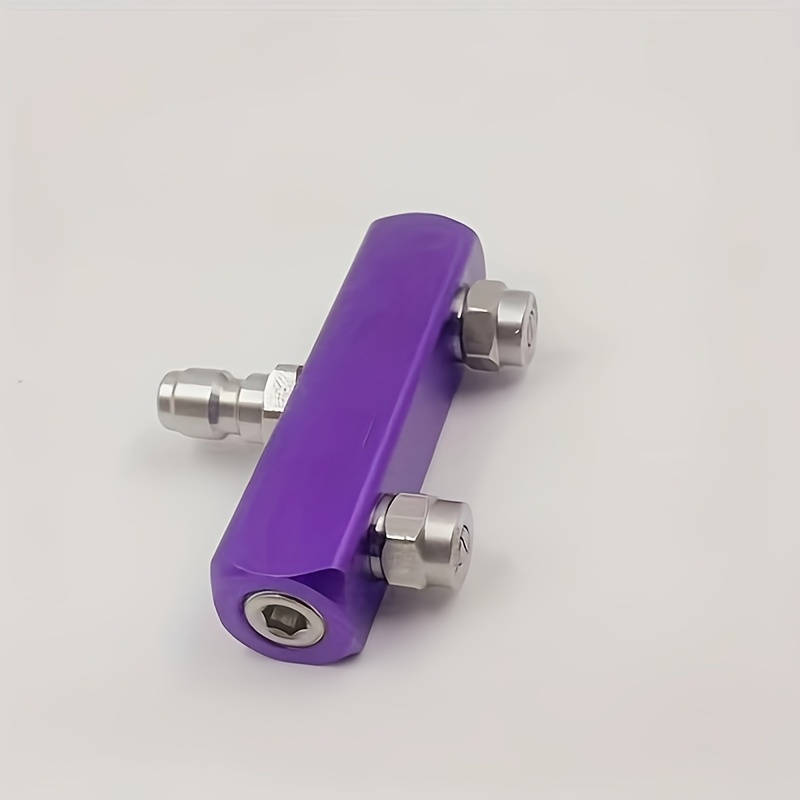 1Pc 2In1 Dual Nozzle High Pressure Washer Adapter