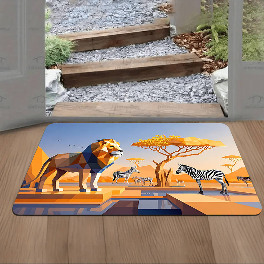 1Pc 23.62x35.43inch 60x90cm Floor Mat