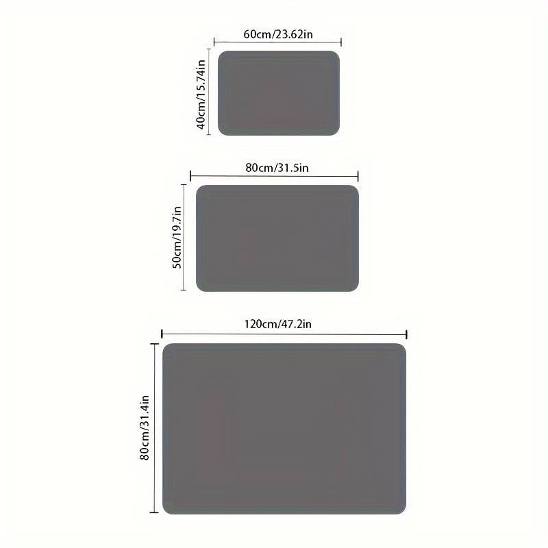 1Pc 50x80cm 19.7x31.5inch Floor Mat