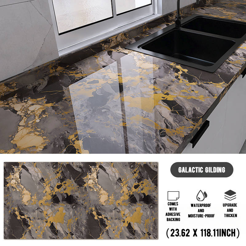 1PC Wall Stickers60 x 300 cm   23.62 x 118.11 inZeus Gilded