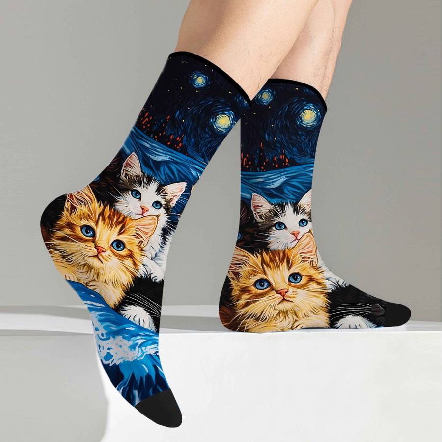 1 Pair Multicolor One Size Socks