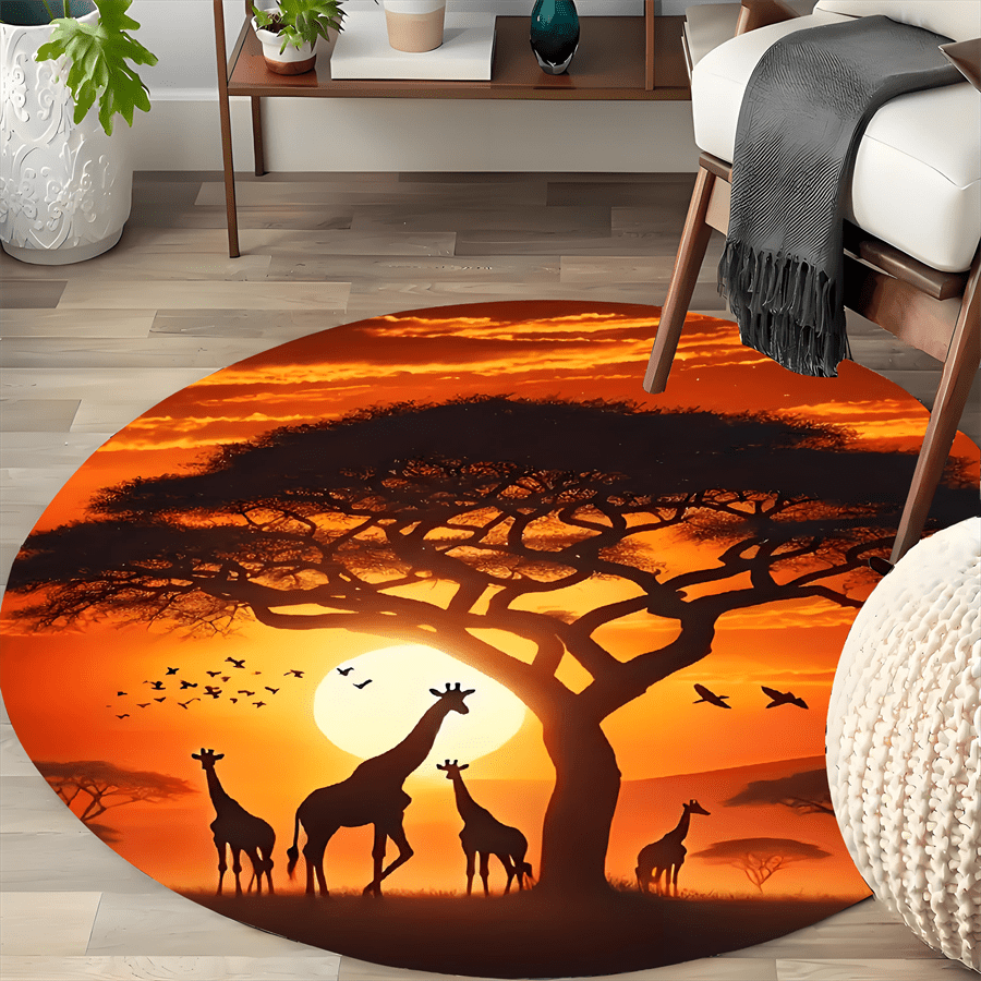 1Pc 39.4x39.4inch 100x100cm Floor Mat