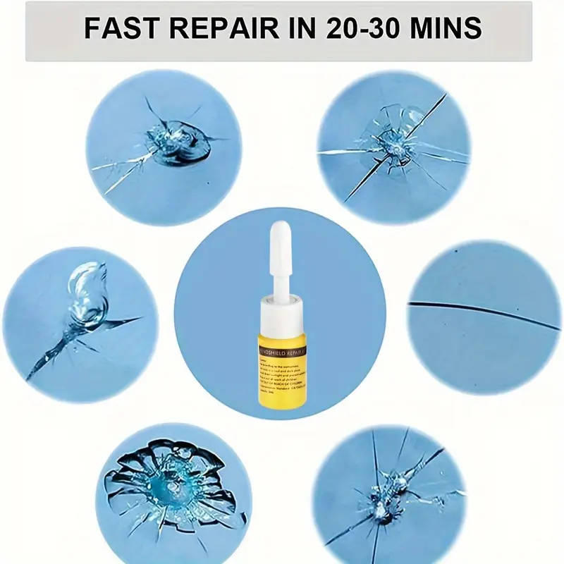 Glass Crack Vanishing Glue