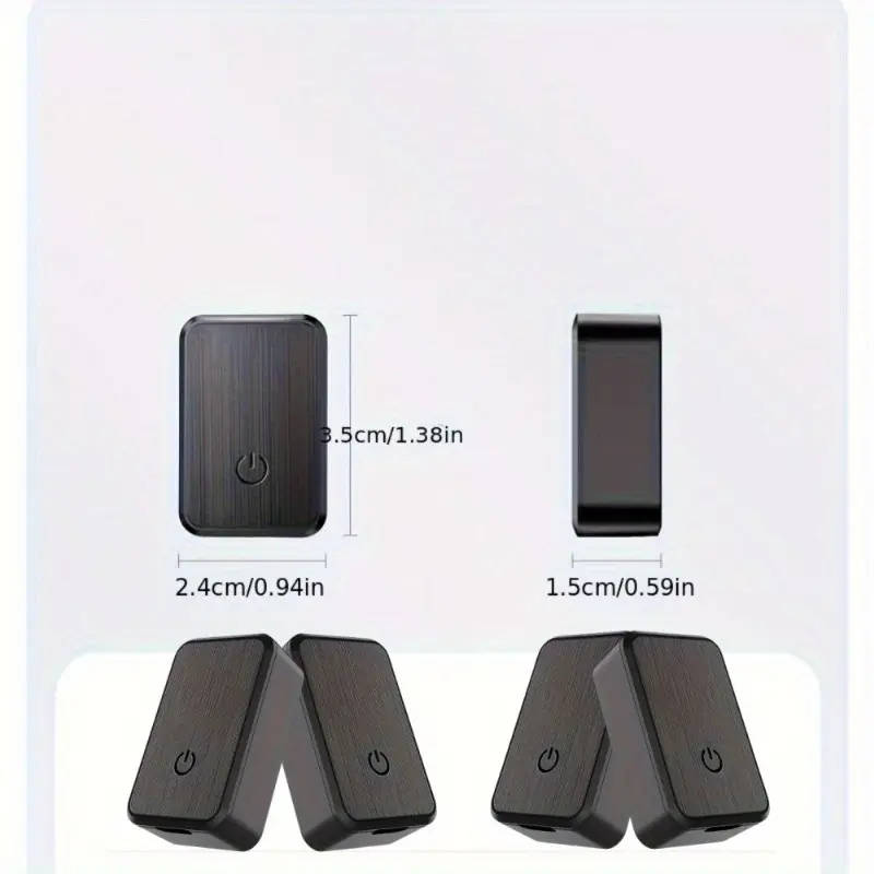 1pc Accessory Portable Real-Time Vehicle Tracking System USB Charging 6V Operating Voltage ABS