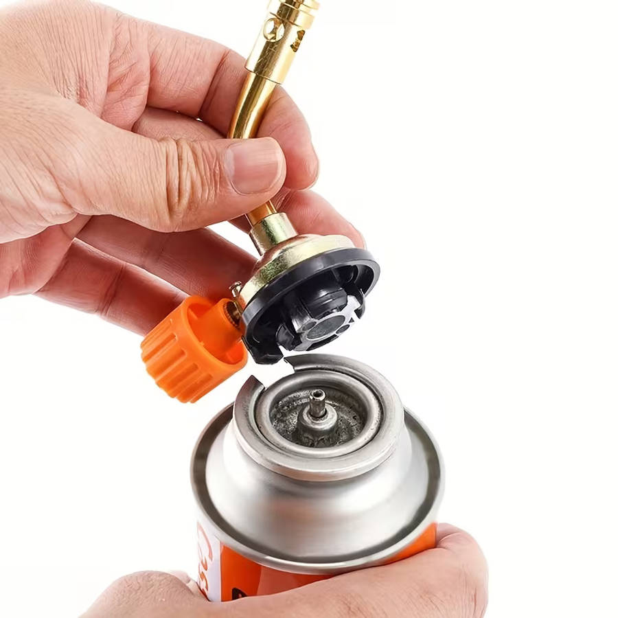 Portable Gas Torch Adjustable Durable Metal Structure