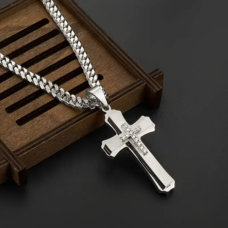 1 Piece Golden Jesus Theme Pendant