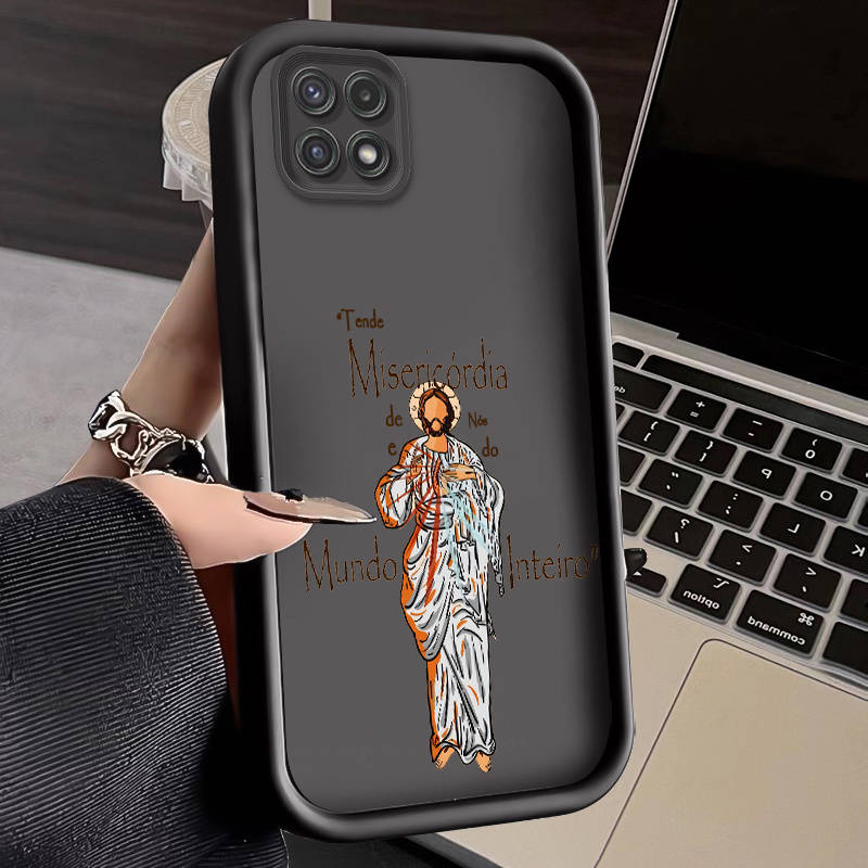 1pc White For Samsung Galaxy A05s Phone Cases