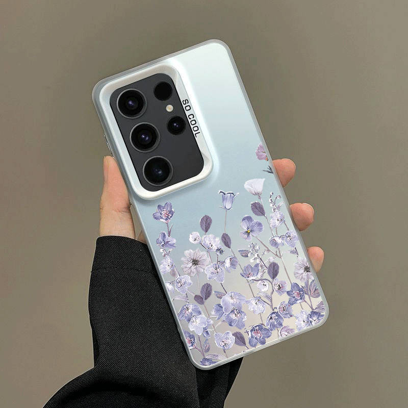 1pc Transparent Grey For Samsung Galaxy S22+ 5G Phone Cases