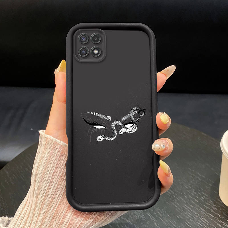 1pc Black For Samsung Galaxy A21s Phone Cases