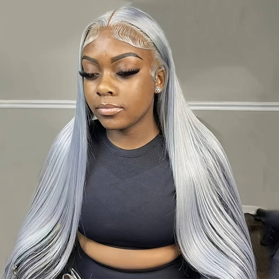 1Pc Silvery Grey 66.04cm Fashion Design Wig