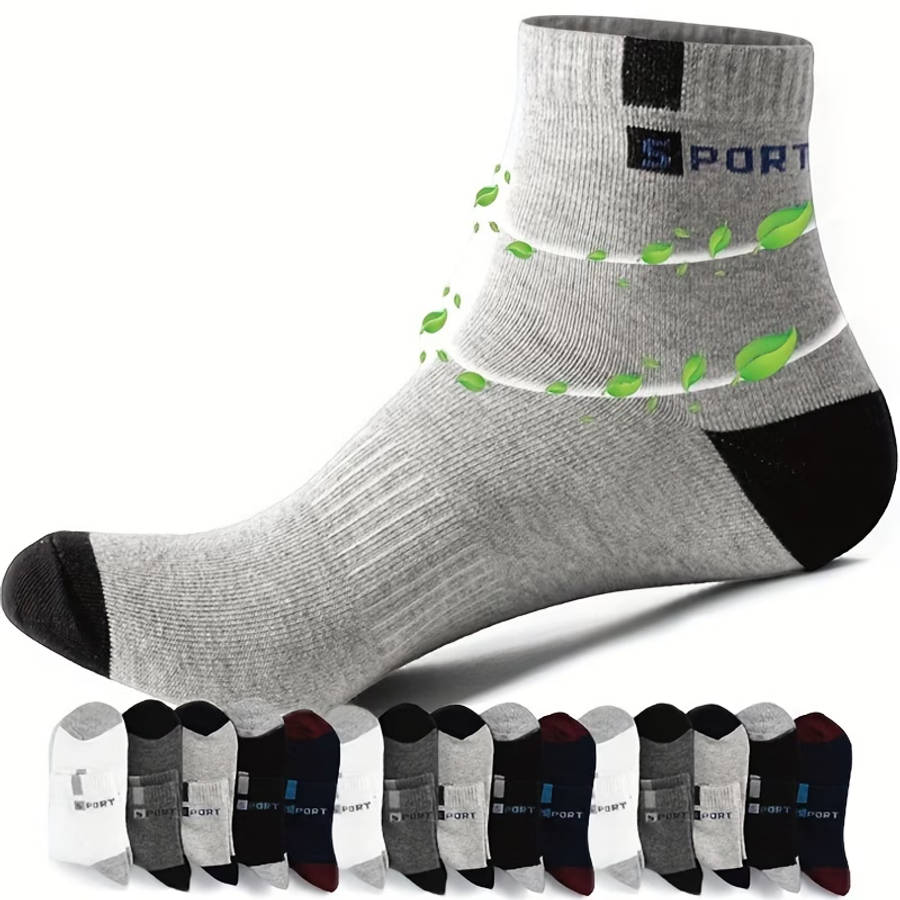 5 Pairs Of Breathable Socks For Men And Women