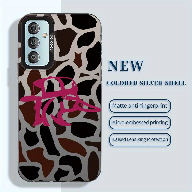 1pc Black For Samsung Galaxy F04 Phone Cases