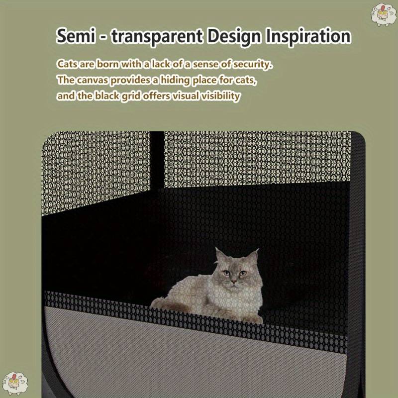 1pc Black size L: 20 W: 13 H: 16.5Pet Cage